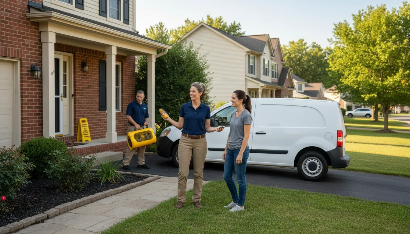 Water restoration image for Emergency Water Extraction & Cleanup in Union City, OH